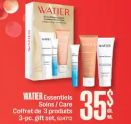 Jean Coutu WATIER Essentiels Care 3-pc. gift set offer