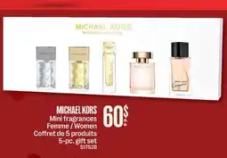 Jean Coutu MICHAEL KORS Mini fragrances Women 5-pc. gift set offer