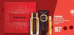 Jean Coutu FERRAGAMO Spicy Leather 3-pc. gift set offer
