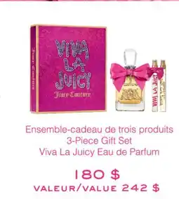 Jean Coutu 3-Piece Gift Set Viva La Juicy Eau de Parfum offer