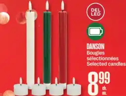 Jean Coutu DANSON Selected candles offer