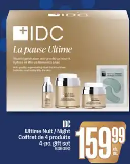 Jean Coutu IDC Ultime Night 4-pc. gift set offer
