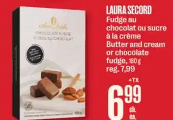 Jean Coutu LAURA SECORD Butter and cream or chocolate fudge offer