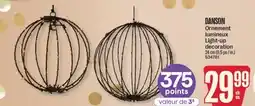 Jean Coutu DANSON Light-up decoration offer