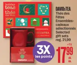 Jean Coutu DAVIDsTEA Thés des Fêtes Selected gift sets offer