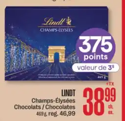 Jean Coutu LINDT Champs-Élysées Chocolates offer