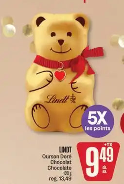 Jean Coutu LINDT Ourson Doré Chocolate offer