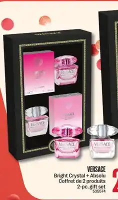 Jean Coutu VERSACE Bright Crystal + Absolu 2-pc. gift set offer