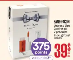 Jean Coutu SANS-FAÇON Lips 2-pc. gift set offer