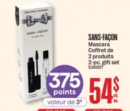 Jean Coutu SANS-FAÇON Mascara 2-pc. gift set offer