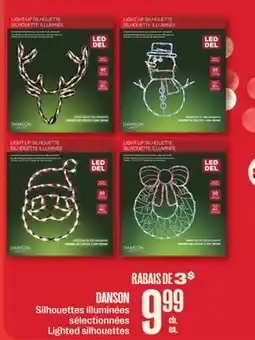 Jean Coutu DANSON Lighted silhouettes offer