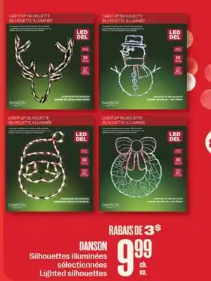 Jean Coutu DANSON Lighted silhouettes offer