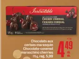 Jean Coutu IRRESISTIBLE Chocolate-covered maraschino cherries offer