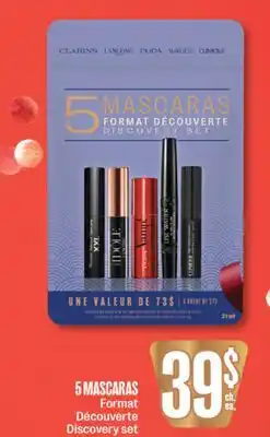Jean Coutu 5 MASCARAS Discovery set offer