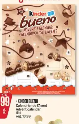 Jean Coutu KINDER BUENO Advent calendar offer