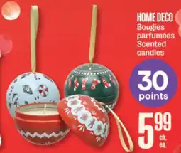 Jean Coutu HOME DECO Scented candles offer