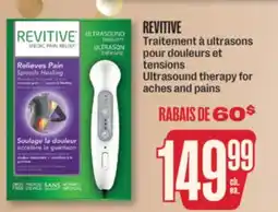 Jean Coutu REVITIVE Ultrasound therapy for aches and pains offer