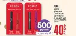 Jean Coutu PUPA Vamp Mascara 2-pc. gift set offer