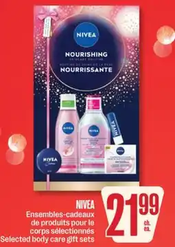 Jean Coutu NIVEA Selected body care gift sets offer