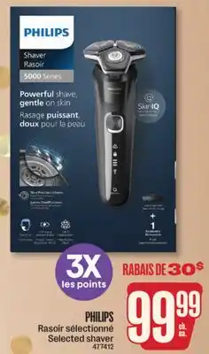 Jean Coutu PHILIPS Selected shaver offer