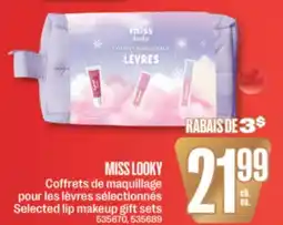 Jean Coutu MISS LOOKY Selected lip makeup gift sets offer