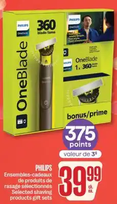 Jean Coutu PHILIPS Selected shaving products gift sets offer