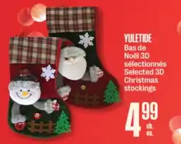 Jean Coutu YULETIDE Selected 3D Christmas stockings offer