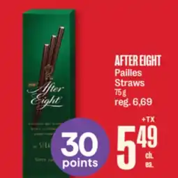 Jean Coutu AFTER EIGHT Straws offer