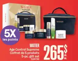 Jean Coutu WATIER Age Control Supreme 5-pc. gift set offer
