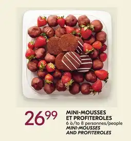 IGA MINI-MOUSSES AND PROFITEROLES offer