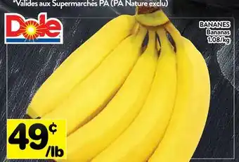 Supermarché PA BANANES | Bananas offer