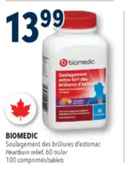 Familiprix BIOMEDIC, Heartburn relief, 60 or 100 tablets offer