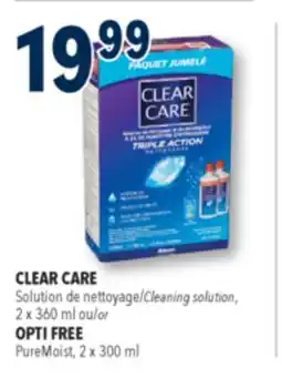 Familiprix CLEAR CARE, Solution de Cleaning solution, 2 x 360 ml offer