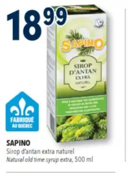 Familiprix SAPINO, Natural old time syrup extra, 500 ml offer