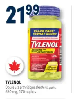 Familiprix TYLENOL Arthritis pain, 650 mg, 170 caplets offer