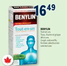 Familiprix BENYLIN, All-in-one, Cough, cold and flu, selected sizes offer