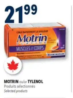 Familiprix MOTRIN or TYLENOL, Selected products offer