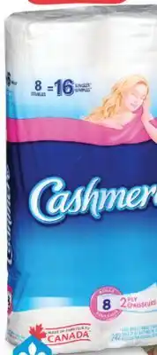 Familiprix CASHMERE, Papier Bathroom tissue, 8 double rolls or ESSENTIEL, Tissues, packs offer