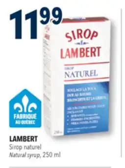 Familiprix LAMBERT, Natural syrup, 250 ml offer