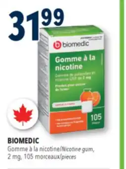 Familiprix BIOMEDIC Nicotine gum,2mg, pieces offer