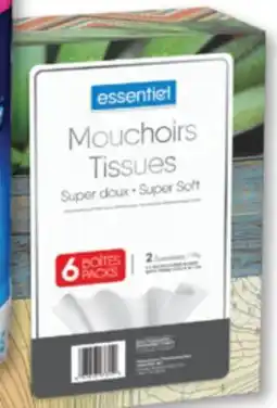 Familiprix ESSENTIEL Tissues, 6 packs offer