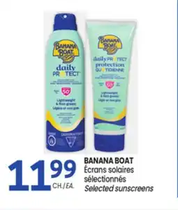 Uniprix BANANA BOAT sélectionnés/Selected sunscreens offer
