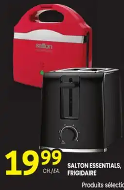 Uniprix SALTON ESSENTIALS, FRIGIDAIRE Produits sélectionnés/Selected products offer