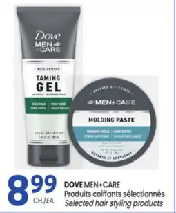 Uniprix DOVE MEN+CARE Produits coiffants sélectionnés/Selected hair styling products offer