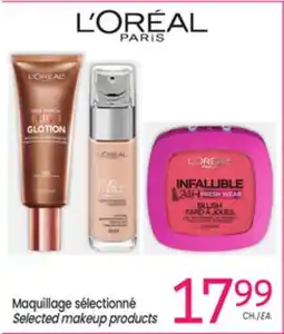 Uniprix L'ORÉAL PARIS Maquillage sélectionné/Selected makeup products offer