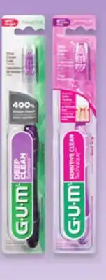 Uniprix SUNSTAR G·U·M Brosses à dents sélectionnées/Selected toothbrushes offer