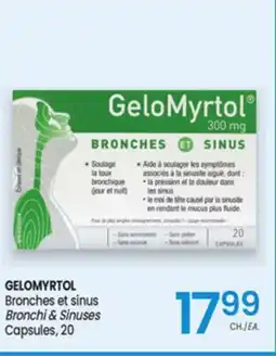 Uniprix GELOMYRTOL Bronches et sinus Bronchi & Sinuses offer