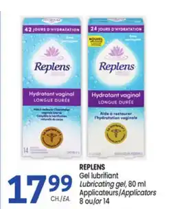 Uniprix REPLENS Gel lubrifiant Applicateurs /Lubricating gel Applicators offer