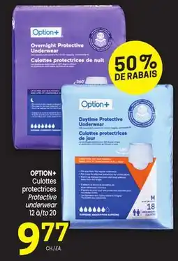 Uniprix OPTION+ Culottes protectrices / Protective underwear offer