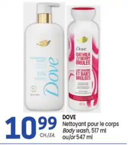 Uniprix DOVE Nettoyant pour le corps /Body wash offer